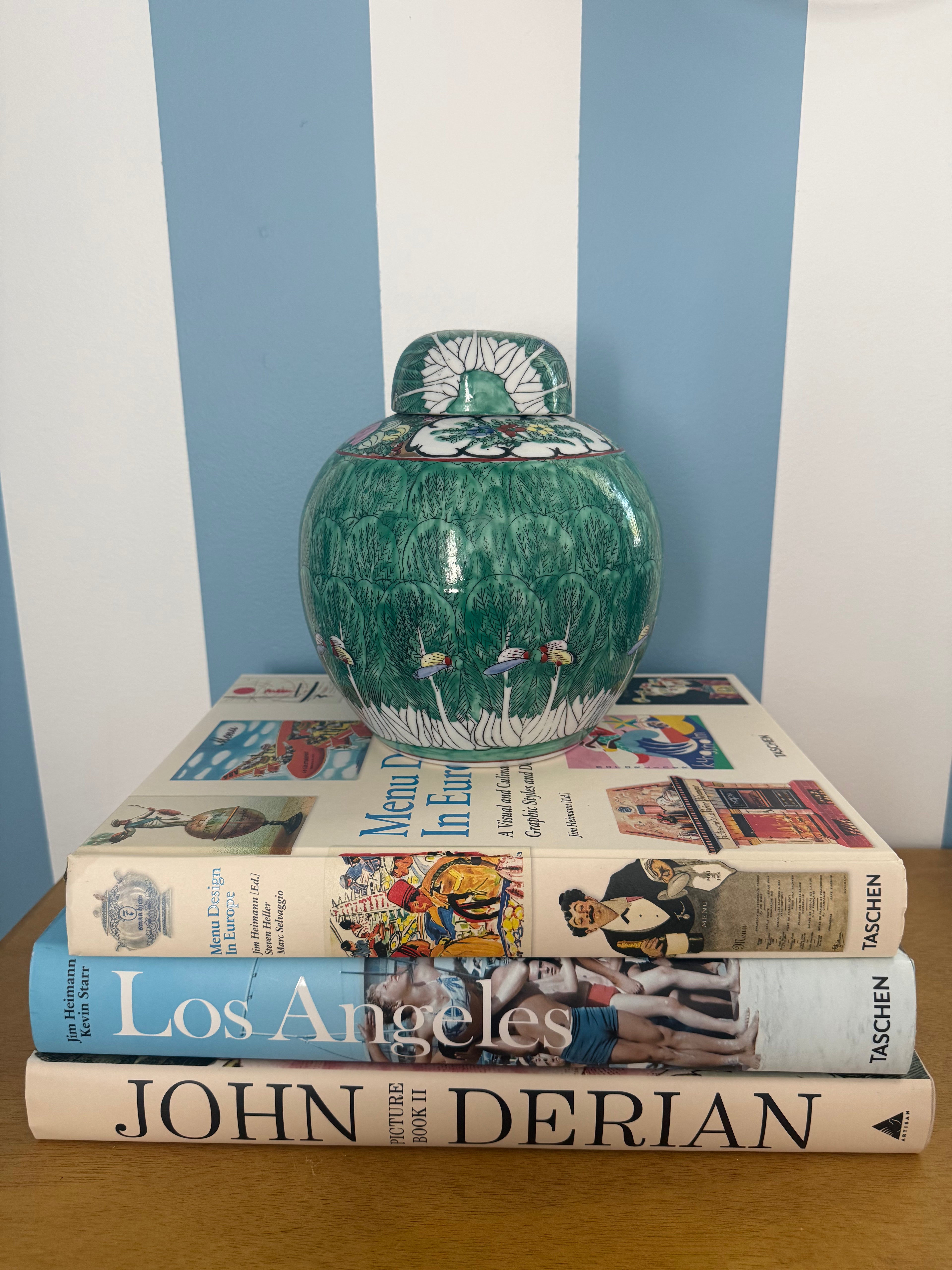 Vintage Bok Choy Ginger Jar